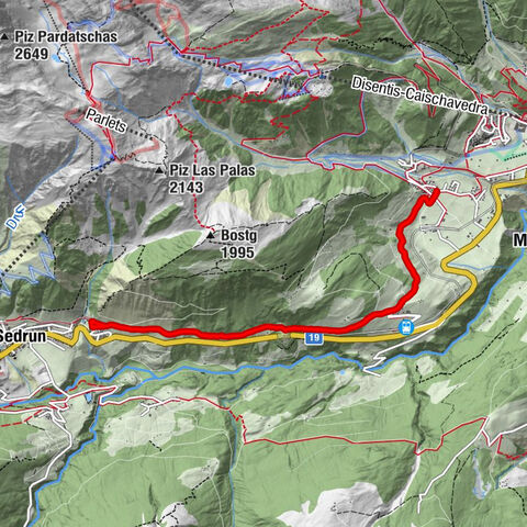 Disentis/Mustér, Graubünden/Schweiz