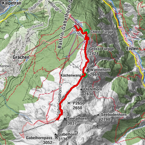 Grächen, Wallis/Schweiz