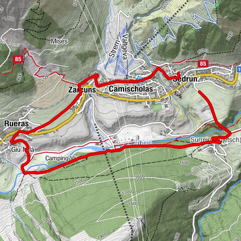 Sedrun, Graubünden/Schweiz