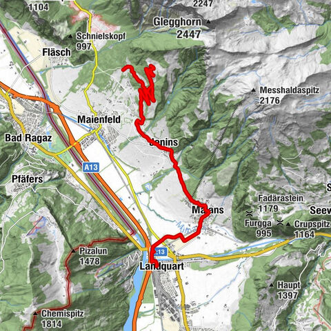 Landquart, Graubünden/Schweiz