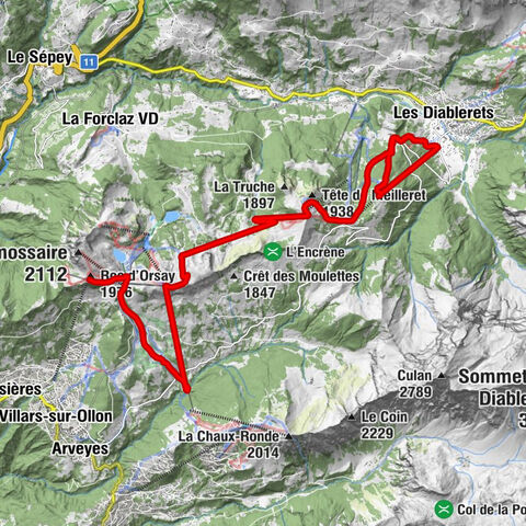 Roc d'Orsay, Vaud/Suisse