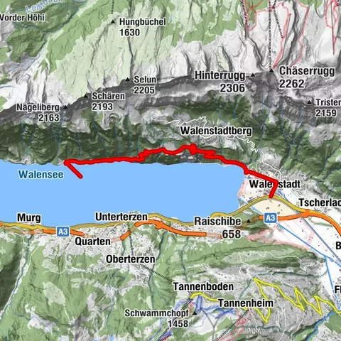Walenstadt, St. Gallen/Schweiz