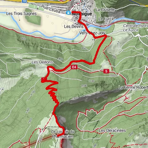 Noiraigue, Neuenburg/Schweiz