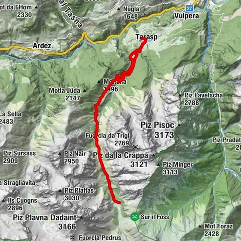 Tarasp, Graubünden/Schweiz