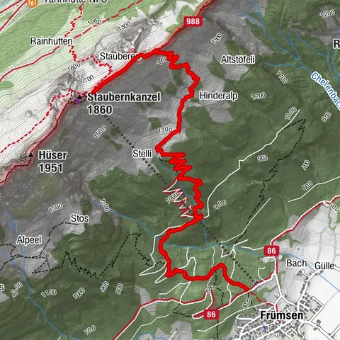 Staubern, Frümsen, Schweiz