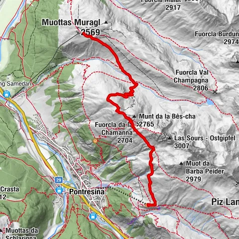 Samedan, Graubünden/Schweiz