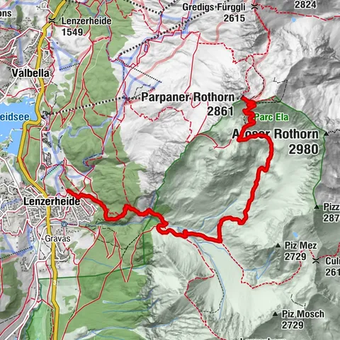 Lenzerheide, Graubünden/Schweiz