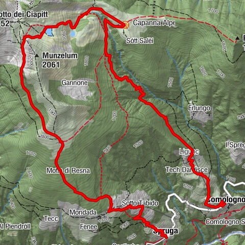 Spruga-Alpe Salei-Comologno