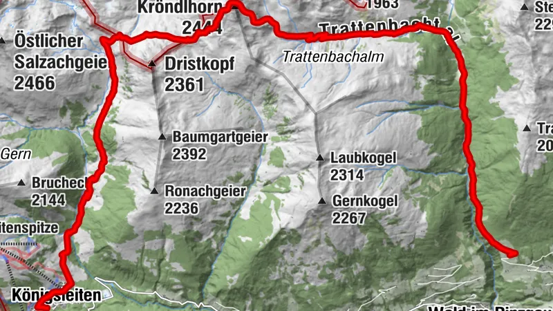 HOHE TAUERN PANORAMA TRAIL | ET03: Kröndlhorn | Königsleiten-GH Rechtegg