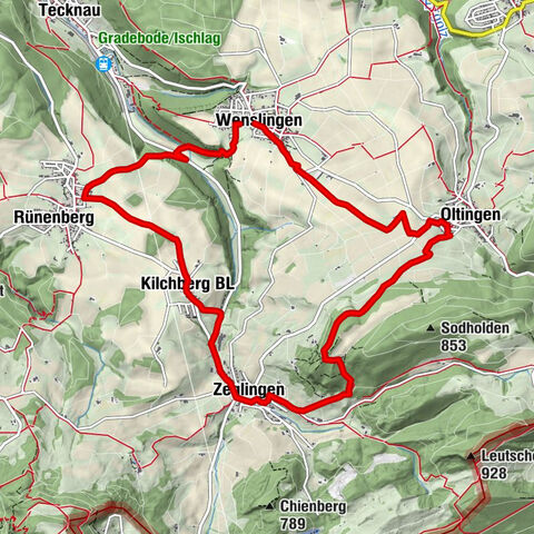5-Dörferwanderung 12 km
