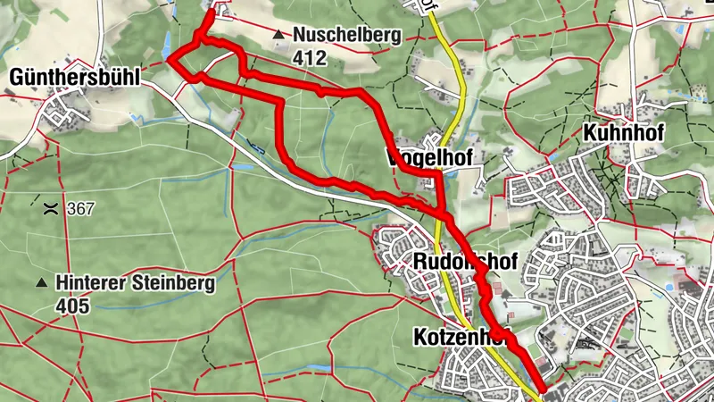 Rundwanderung - Lauf an der Pegnitz