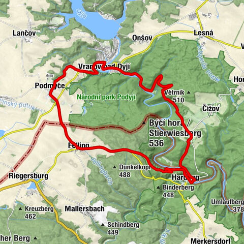 Rundwanderweg Hardegg – Vranov