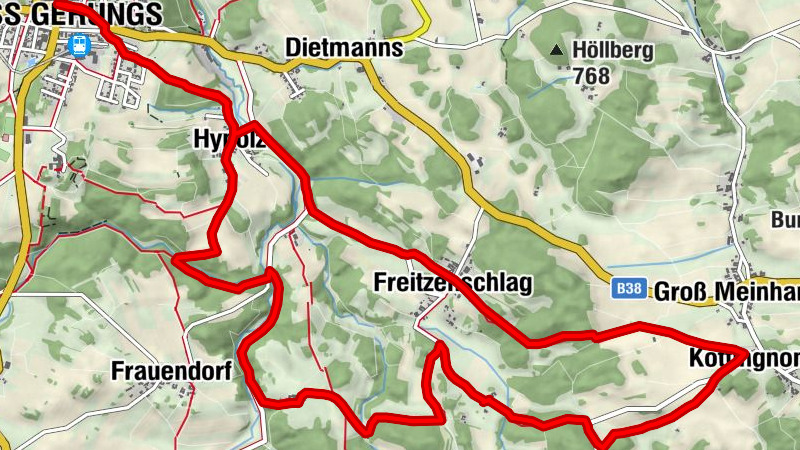 Kotting Nondorf-Wanderweg