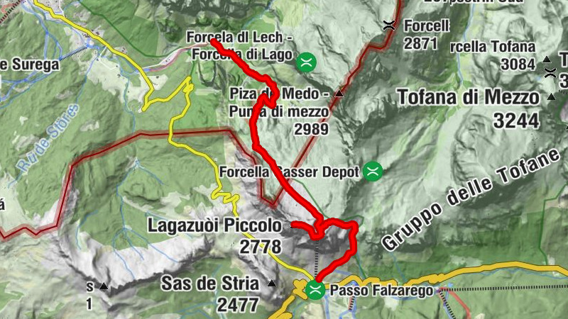 Passo Falzarego Armentarola