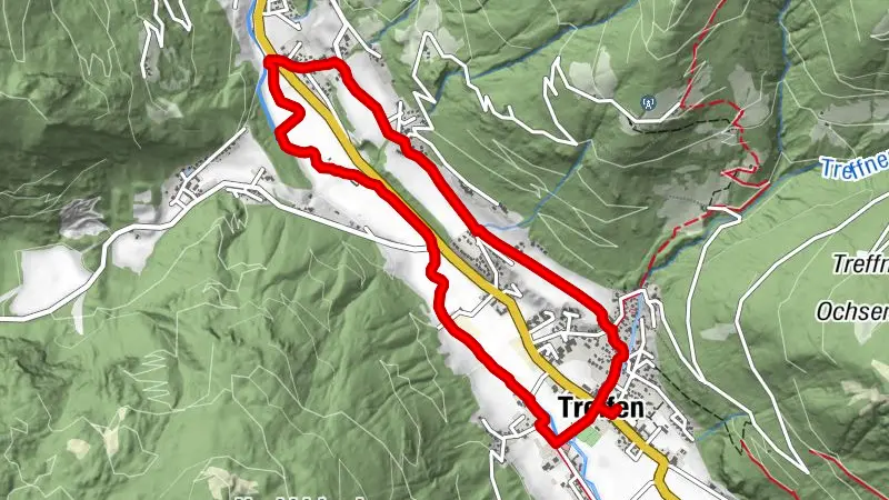 Treffner Rundwanderweg - Bewegungsarena Ossiacher See