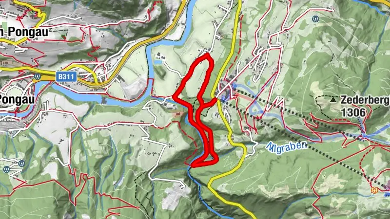 Trailrunning Alpendorf - kleine Runde