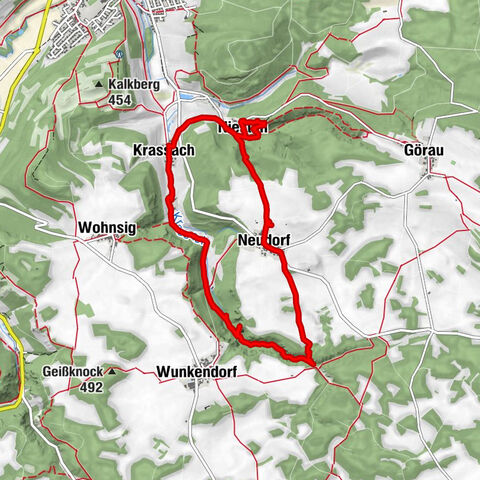Bärental und Burgruine Niesten