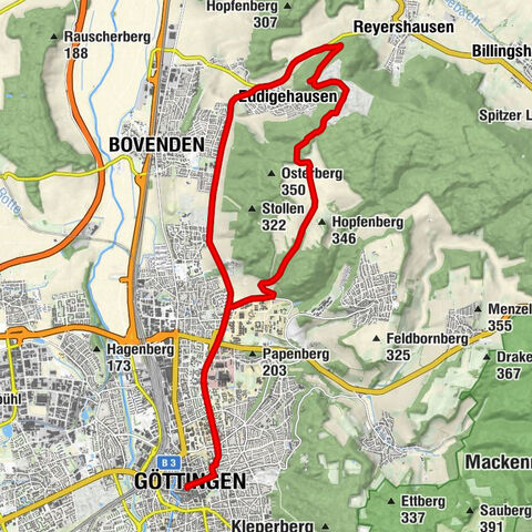 Von Göttingen zur Burg Plesse