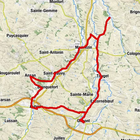 Künstlerroute (E-Bike): "En vue" - Parallelen zwischen Arrats und Gimone