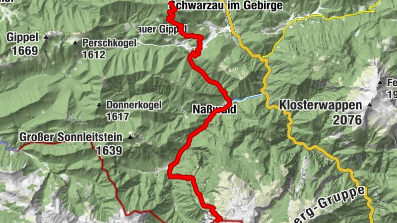 Haute Route Niederösterreich, Etappe 05: Habsburghaus - Obersberg