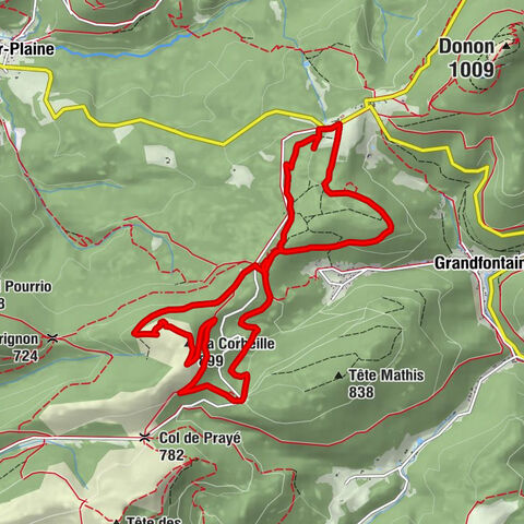 Wanderroute D04: Südliche befestigte Positionen des Donon