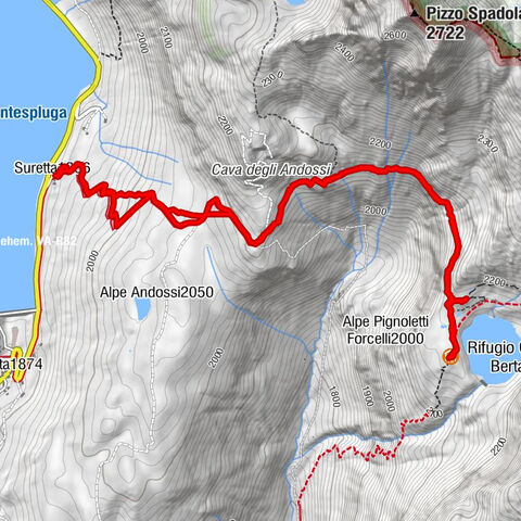 Da Montespluga al Lago d’Emet
