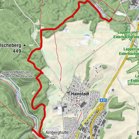 Vom Trekking-Camp Bachgeflüster zum Trekking-Camp Zapfenglück auf HW 41