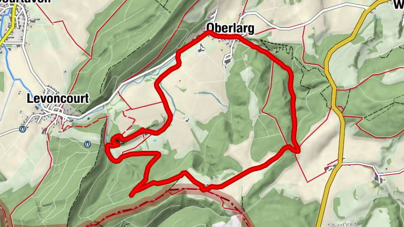 Oberlarg - die Burg Morimont