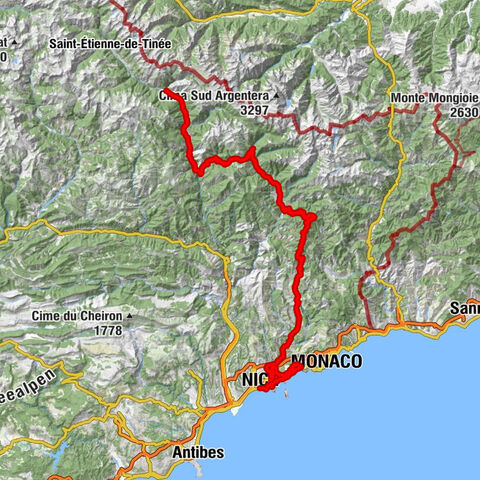 Tour n°1 - 2 Tage - Etappe 2 Isola Village - Nizza