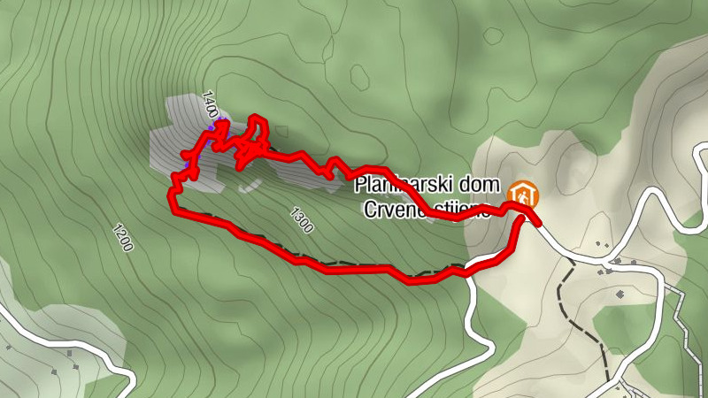 Via ferrata sokolov put, Romanija 1423m, B/C