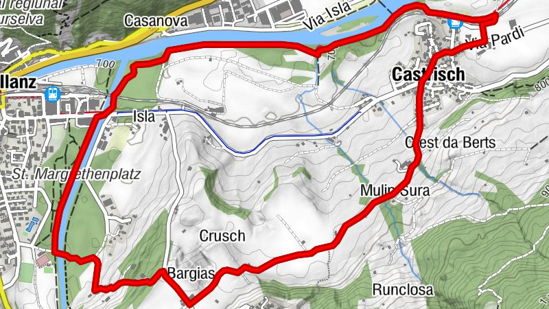 Castrisch, offizieller Trail 902