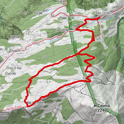 Dutjer Alp - Grossartige Aussicht