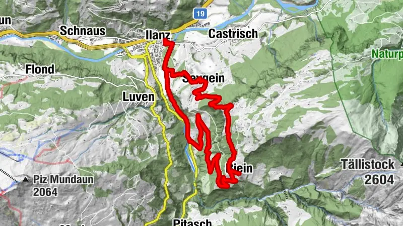 In die Bergwelt von Ilanz