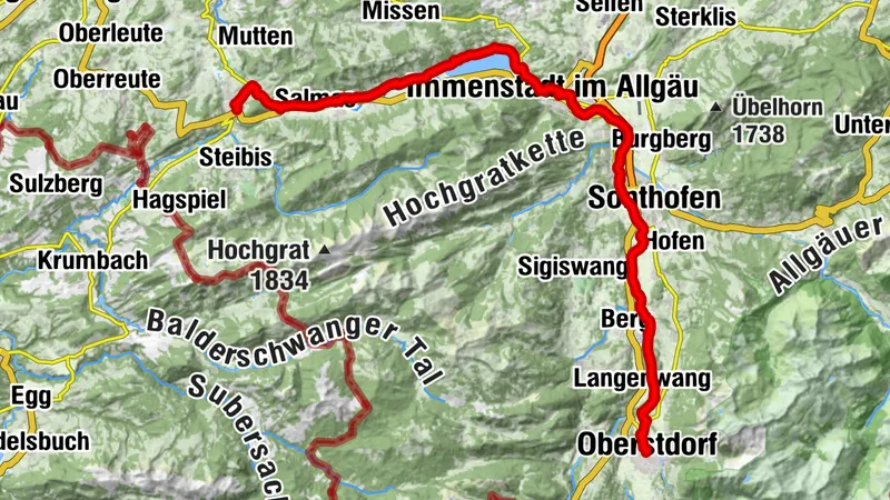 Oberes Illertal - Auf dem Illerradweg