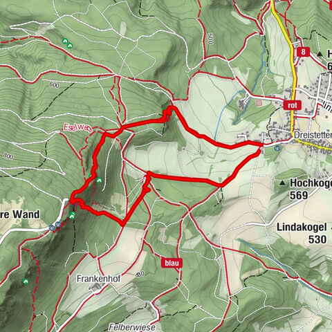 Über Währingersteig und Dobrilsteig zum Herrgottschnitzer-Haus Dreistetten, Österreich