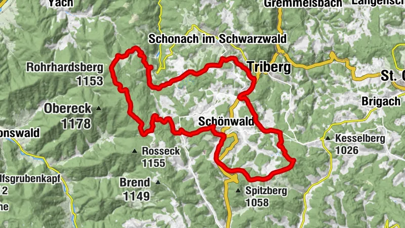 Schönwald - Höhentour