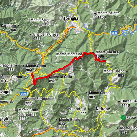 Etappe Nr. 28: Passo della Scoffera - Sella della Giasina