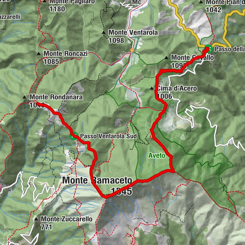 Etappe Nr. 31: Passo di Ventarola - Passo della Forcella