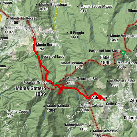 Etappe Nr. 38: Passo della Cappelletta - Passo Calzavitello