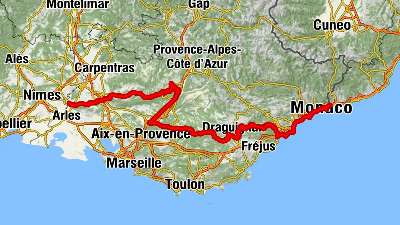 Das Mittelmeer mit dem Fahrrad