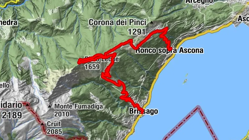 Brissago-Pizzo Leone-Ronco sopra Ascona