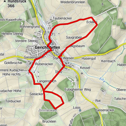 Vespertour Hof Heilig , Hardheim - Wanderung