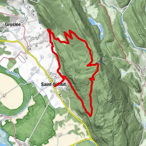 Fußwanderweg Circuit : La Montagne de Saint-Benoit