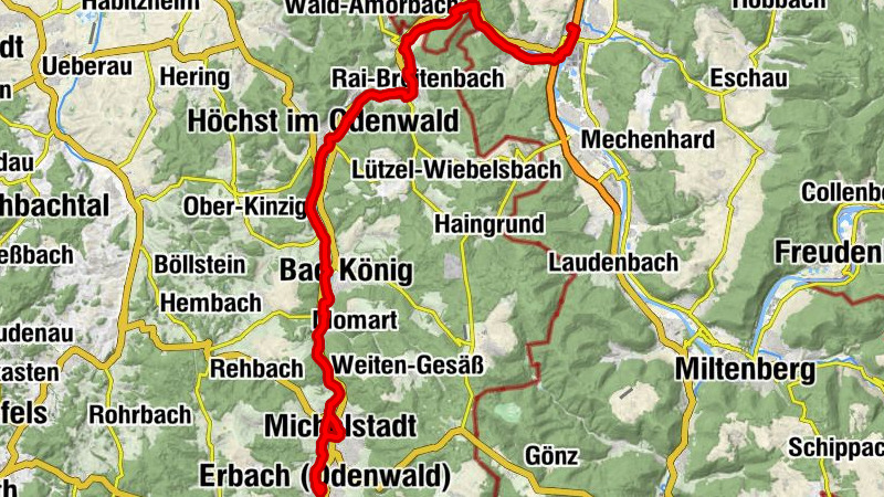 Obernburger Stern - Odenwald-Tour