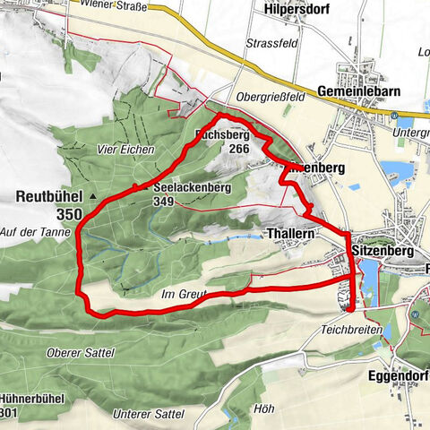 Über Sitzenberg-Reidling: Seelacke-Korkenzieher-Weinberge