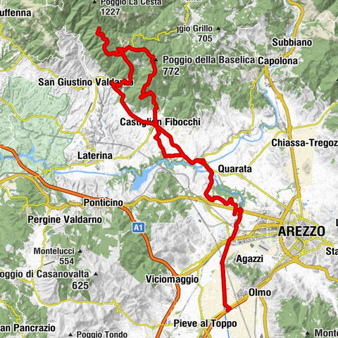Ho intravisto Giocondo, da Arezzo al Pratomagno