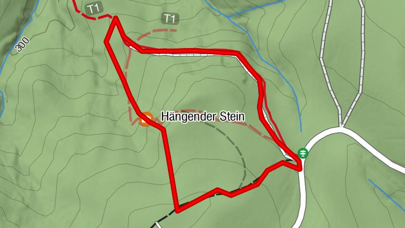 UNTERKIRCHBACH um den Hängenden Stein 14.01.2018