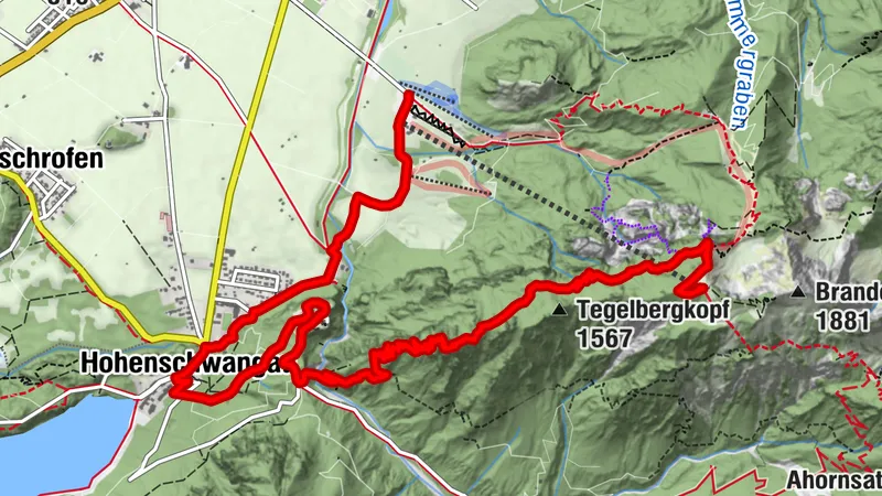 Bergwanderung Marienbrückenweg
