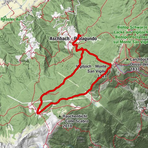 Aschbach - Naturnser Alm - Vigiljoch