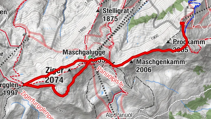Alpenfloraweg Flumserberg